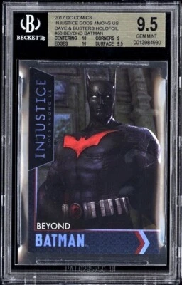2017 DC Comics Injustice Gods Among Holofoil BATMAN BEYOND BGS 9.5 Gem Mint Pop1 - Image 1 of 2