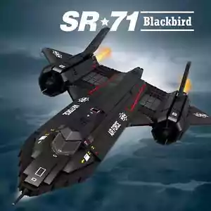 1775PCS SR-71 Blackbird Fighter Building Blocks Air Force Plane Bricks Xmas - Picture 1 of 6