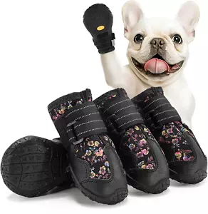 Dog Shoes for Medium Dogs, Large Dog Boots for Winter Snow, Hot Pavement, Dog Bo - Picture 1 of 12