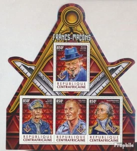 Briefmarken Zentralafrikanische Republik 2017 Mi 7385-7388 Kleinbogen postfrisc - Bild 1 von 1