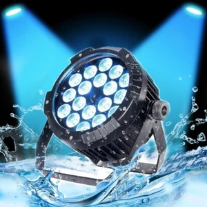 18 x 18w Rgbwa uv 6 in 1 LED Par Ip65 DMX led waterproof stage par can lighting - Picture 1 of 9