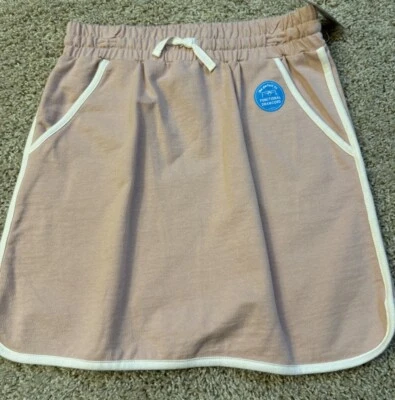 Falda Atlética CARTER'S Rosa Pálido Borde Blanco Nueva Con Etiquetas Venta al por menor $24 Talla 14 Foto 1 de 4