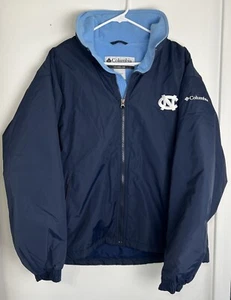 Columbia North Carolina Tar Heels Giacca Soft-shell Uomo M Blu Navy Ricamo - Foto 1 di 22