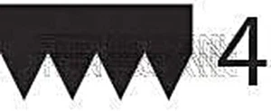 TRISCAN V-Ribbed Belt Black For RENAULT Safrane I SUBARU TOYOTA 92-16 9091602694 - Picture 1 of 6