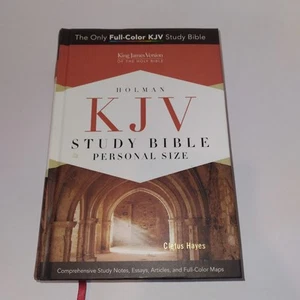 KJV Study Bible Personal Size, Hardcover by Holman Bible Publishers 2014 - Picture 1 of 7