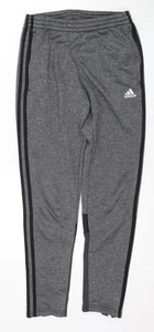 Pantalón Jogger Adidas Para Hombre Gris S - Secado Rápido, Ajuste Atlético - Imagen 1 de 12