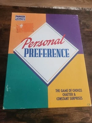 Parker Personal Preference Board Game Vintage 1988 Edition *COMPLETE* - Image 1 of 4