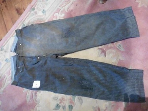 ALTE HOSE GROSSER VATER 1900 GRAU GESTREIFTES STEIN "ÜBERHOLT" Nr. 1 - Bild 1 von 6