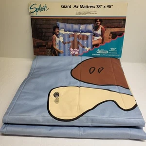 Vintage 1986 Bullwinkle Jesco Giant Air mattress water canvas 78" by 48" New - Picture 1 of 5