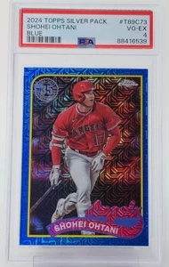 SHOHEI OHTANI 2024 TOPPS CHROME SILVER PACK 017/150 PSA 4 JERSEY NUMBER MATCH - Bild 1 von 2