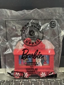 New 2017 McDonalds Happy Meal Holiday Express #10 Barbie Train Car - Picture 1 of 3
