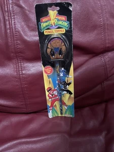 Vintage 1993 Mighty Morphin Power Rangers Goldar Pencil & Topper NIB - Picture 1 of 2