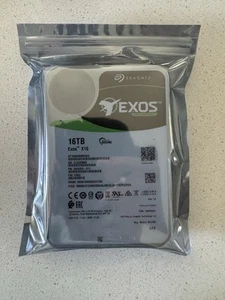 Disque dur ST16000NM002G Seagate Exos X16 16 To 7,2K SAS 12 Go/s 512e/4Kn 256M 3,5” - Photo 1/6