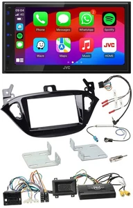 JVC Bluetooth USB Lenkrad 2DIN DAB Autoradio für Opel Adam Corsa E ab 2013 PDC - Bild 1 von 12