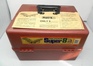 Vintage Fish N Chum # 1480 Cantilever Super 8 Tackle Box NEU IN OFFENER BOX - Bild 1 von 6