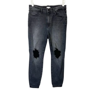 Pantalones de mezclilla Good American Always Fits Good Legs para mujer talla 14-18 gris negro - Imagen 1 de 9
