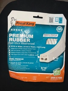 Frost King V27WA EPDM Gummi Schaum Abisolierband 5/16 dick Zoll x 10 L Fuß - Bild 1 von 2