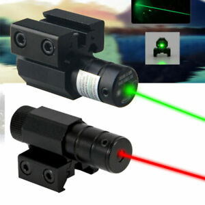 Sight Scope Red Green Dot Laser Beam Rail Mount For Rifle Pistol Air Gun Hunting