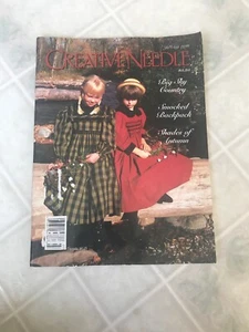 Creative Needle Magazine July August 1996 Smocked Backpack Autumn Pattern Inside - Picture 1 of 4