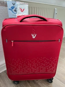 RONCATO Koffer Crosslite 4-Rollen Kabinentrolley - rot - 3 x benutzt - Bild 1 von 11