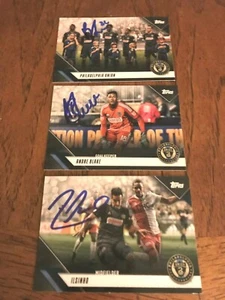 Philadelphia Union 2019 Partially SIGNED TOPPS TEAM SET cards Current Roster - Picture 1 of 7