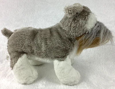 GANZ Webkinz Schnauzer Plush Stuffed Animal Puppy Dog Realistic HM159 No Code - Image 1 of 4