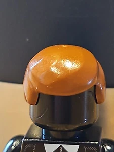 Lego Minifigur Zubehör braune Haare Herren glatt mittlere Länge Standard - Bild 1 von 2
