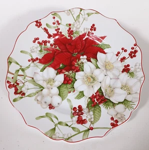 222 Fifth Winter Harmony 8 5/8" Salatteller 10081900 gewellter Rand - Bild 1 von 2