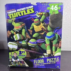Nickelodeon Teenage Mutant Ninja Turtles 46 Piece Floor Puzzle (2012) COMPLETE  - Picture 1 of 7