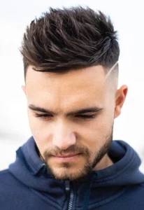 Mens Human Hair Replacement System Toupee Cutting Hair Styles Fee - Picture 1 of 5