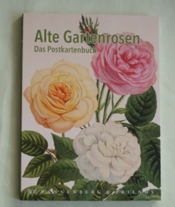 1 Postkartenbuch Alte Gartenrosen Sorten Rosen 15 verschiedene Motive Postkarten - Picture 1 of 3