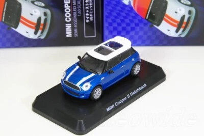 Kyosho 1/60 MINI Cooper S Hatchback blue MINI Cooper diecastcars Collection1 - Image 1 of 2