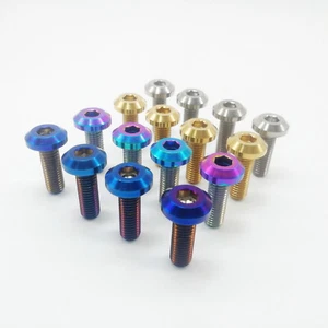 Tornillos de montaje en disco de freno de motocicleta M8x25 mm Ti GR5 titanio 4 piezas/lote - Imagen 1 de 10