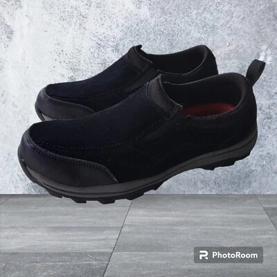 Mocasines unisex de gamuza y cuero Wrangler para hombre talla 7, negros, excelente estado Foto 1 de 4