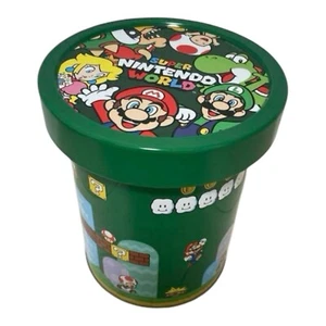 USJ Universal Studio Japan SUPER NINTENDO WORLD Super Mario Sweets Tin Can EMPTY - Picture 1 of 5