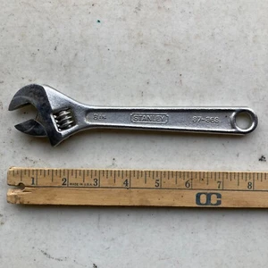 Stanley Adjustable Crescent Wrench Forged Alloy Steel 8" Made USA 87-368 - Picture 1 of 8