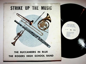 1965 Greenhill Alabama Rogers High School Band Buccaneers Blue Vinyl LP Record - Picture 1 of 4