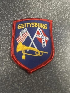Vintage Gettysburg Patch Voyager Reise Souvenir Flaggen - Bild 1 von 2
