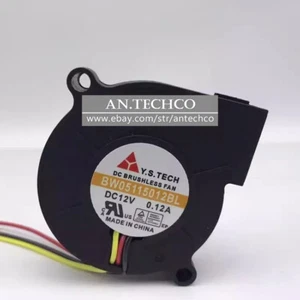 Y.S.TECH BW05115012BL DC12V 0.12A 3-Wire Cooling Fan - Bild 1 von 2