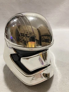 Disney Parks Star Wars Silver Stormtrooper Cup Mug Hinge Handle Captain Phasma - Picture 1 of 4