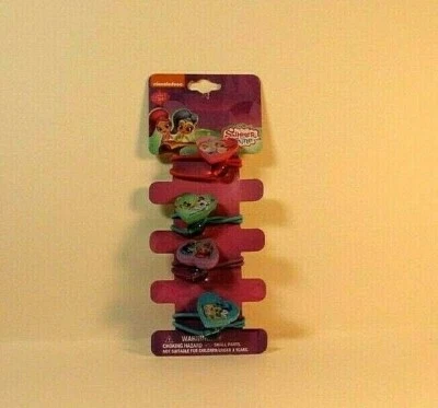 Shimmer and Shine Hair Ponies Set 4 Piece NEW - Image 1 of 3