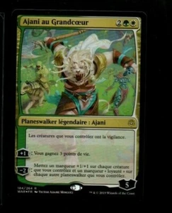 MRM FR/VF FOIL Ajani, the Greathearted - Ajani au Grandc�ur NM MTG magic WAR - Picture 1 of 1