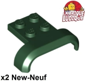 Lego 2x vehicle mudguard garde boue 4x3x1 Arch Curved vert fonc/dark green 28326 - Imagen 1 de 1