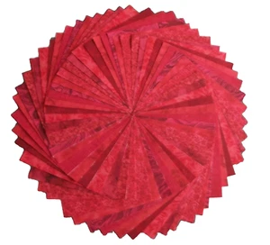 54 Reds Calico Fabric 5" Quilting Squares 100% Cotton Charm pack - Picture 1 of 3