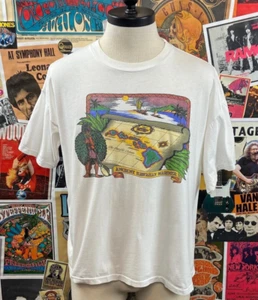 VTG 90s Hawaiian Mariner Islands Cotton Souvenir GraphicT-shirt Men L/XL - Picture 1 of 6