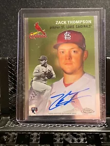 Zack Thompson 2023 Topps Chrome Platinum Rookie Auto - Cardinals - Bild 1 von 2