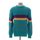 GANT Cotton Long Sleeve Knitted Crew Neck Striped Sweater Mens Large