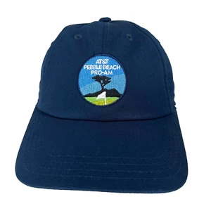 AT&T Pebble Beach Pro Am Golf American Needle Navy Baseball Cap Hat Adjustable - Picture 1 of 8