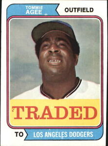 1974 Topps Traded Baseball Card #630T Tommie Agee - EX-MT