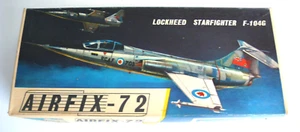 KIT AIRFIX 1/72 è F-104 STARFIGHTER BON ÉTAT BOITE BANDE ROUGE 1963 COMPLET - Imagen 1 de 7